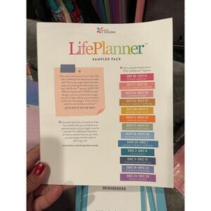 Erin Condren Life Planner sample pack